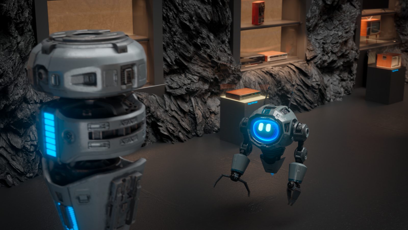 The instructor droid and the young unit